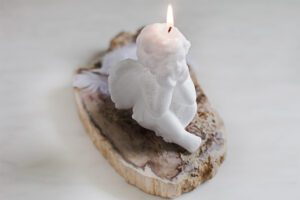 świąteczna świeca anioł