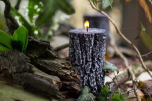 pieńki świeczki ozdobne