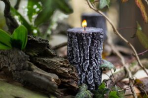 świece pieńki ozdobne