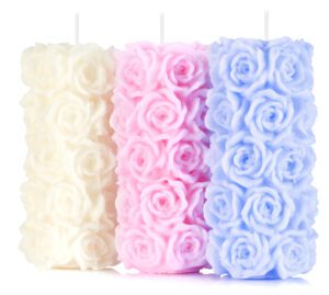 świece dekoracyjne róże 