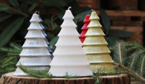 świece świąteczne choinki art